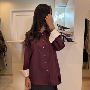 Chemisier bordeaux