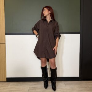 Robe chemise choco