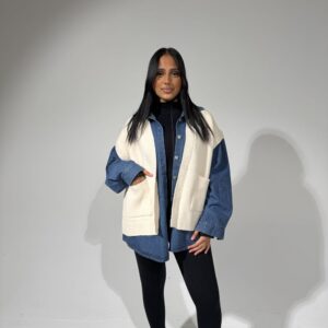 Veste blanc et jean's