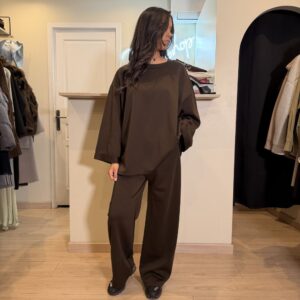 Ensemble Lila marron