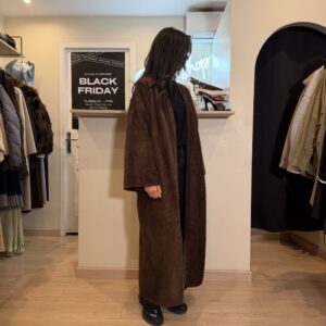 Gilet long Hanna Choco