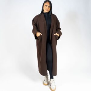 Manteau celia marron