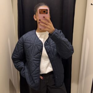 Veste matelassé marine