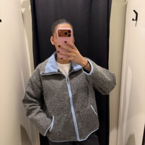 Veste inspi z gris bleu