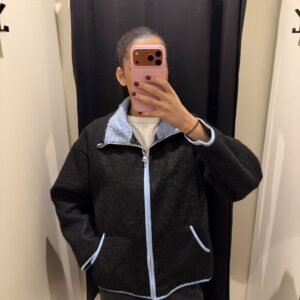 Veste inspi z noir bleu