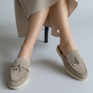 MULES LORO TAUPE