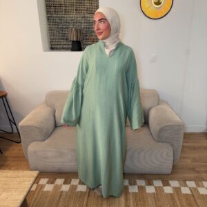 ROBE NOUR VERT D'EAU