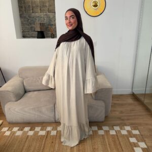 ROBE NORA BEIGE