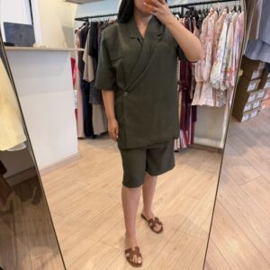 ENSEMBLE BERMUDA KAKI